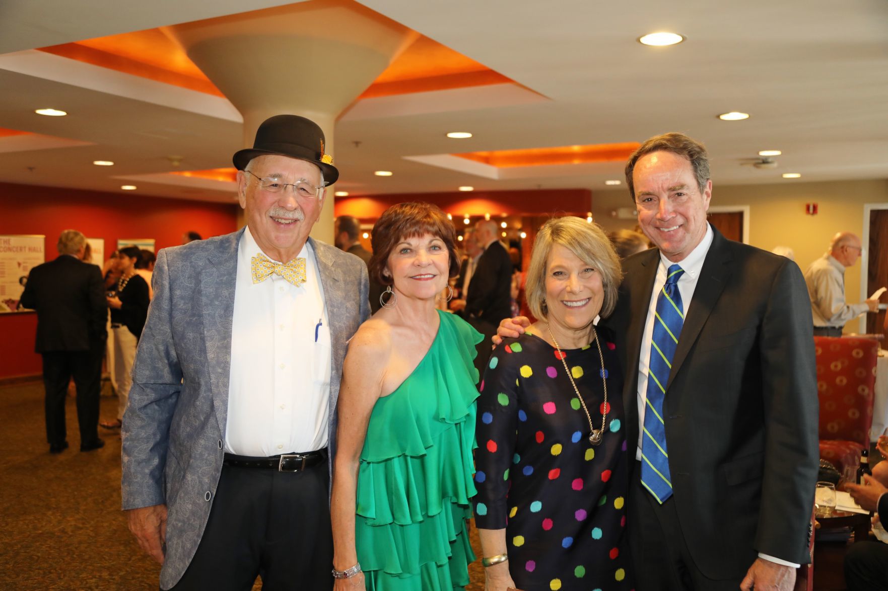 Harvey and Judy Harris, Honorary Co-chairs, Carol Wall, Rob Ciampoli